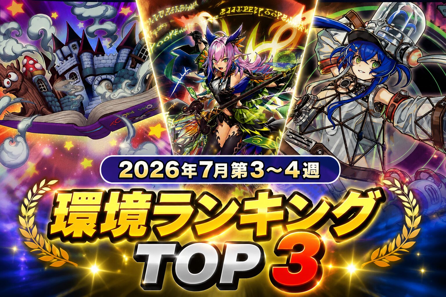 遊戯王環境ランキング　2026年7月第3〜4週